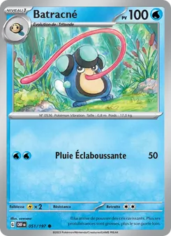 Carte Pokémon Batracné 051