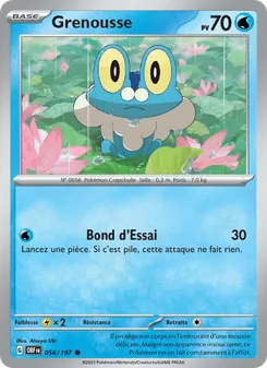 Carte Pokémon Grenousse 056