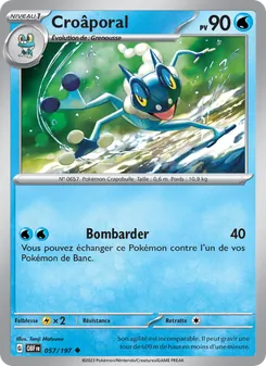Carte Pokémon Croâporal 057