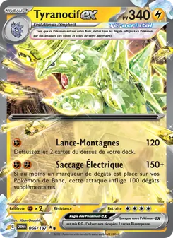 Carte Pokémon Tyranocif-ex 066