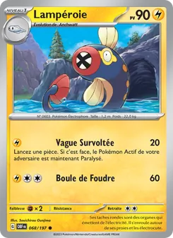 Carte Pokémon Lampéroie 068