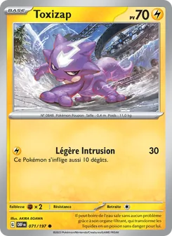 Carte Pokémon Toxizap 071