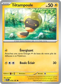 Carte Pokémon Têtampoule 074