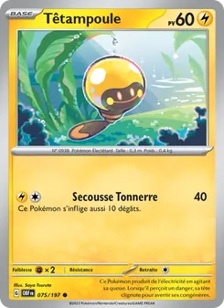 Carte Pokémon Têtampoule 075