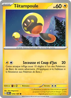 Carte Pokémon Têtampoule 076