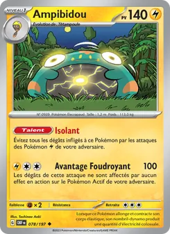 Carte Pokémon Ampibidou 078