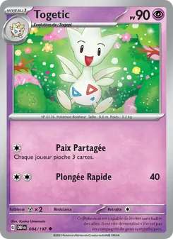 Carte Pokémon Togetic 084