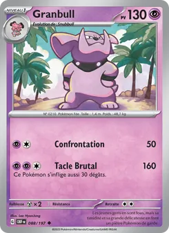 Carte Pokémon Granbull 088