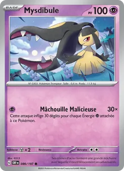 Carte Pokémon Mysdibule 089