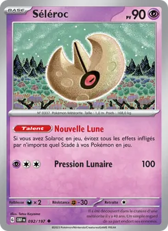 Carte Pokémon Séléroc 092