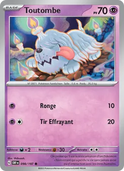 Carte Pokémon Toutombe 099