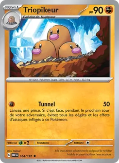 Carte Pokémon Triopikeur 104