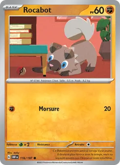Carte Pokémon Rocabot 116