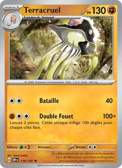 Carte Pokémon Terracruel 119
