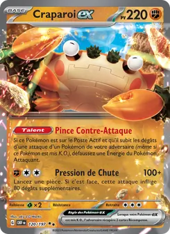 Carte Pokémon Craparoi-ex 120