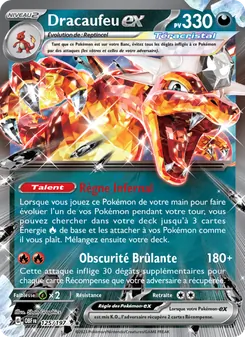 Carte Pokémon Dracaufeu-ex 125