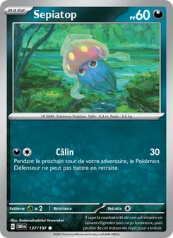 Carte Pokémon Sepiatop 137