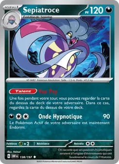 Carte Pokémon Sepiatroce 138