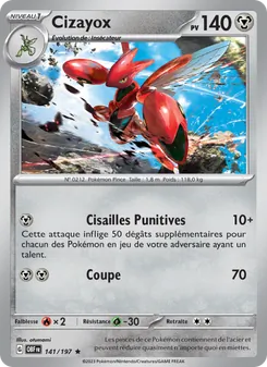 Carte Pokémon Cizayox 141