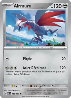 Carte Pokémon Airmure 142