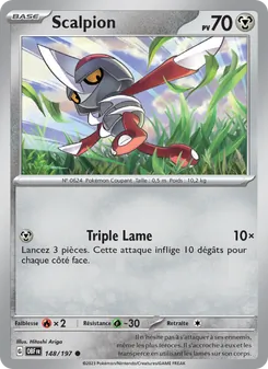 Carte Pokémon Scalpion 148