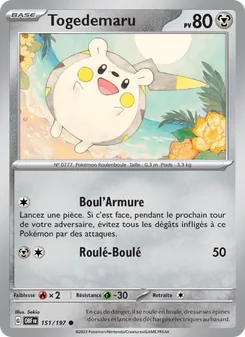 Carte Pokémon Togedemaru 151
