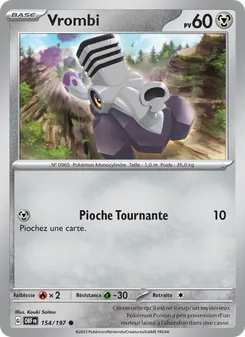 Carte Pokémon Vrombi 154