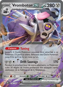 Carte Pokémon Vrombotor-ex 156