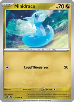 Carte Pokémon Minidraco 157