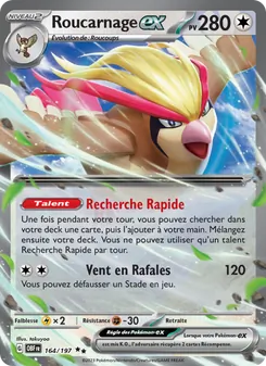 Carte Pokémon Roucarnage-ex 164