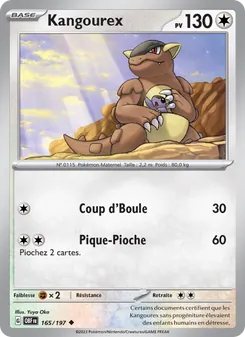 Carte Pokémon Kangourex 165