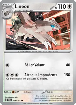 Carte Pokémon Linéon 168