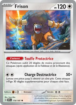 Carte Pokémon Frison 174