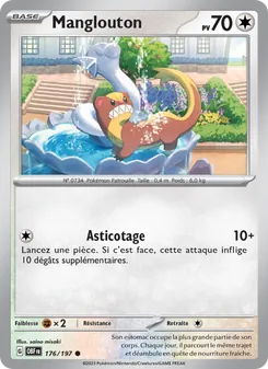 Carte Pokémon Manglouton 176