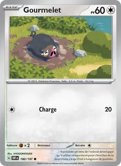 Carte Pokémon Gourmelet 180
