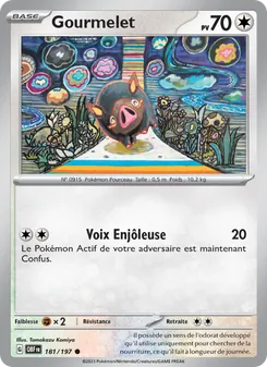 Carte Pokémon Gourmelet 181