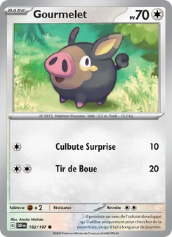 Carte Pokémon Gourmelet 182