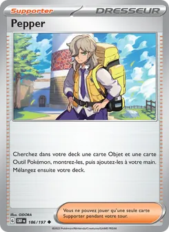 Carte Pokémon Pepper 186