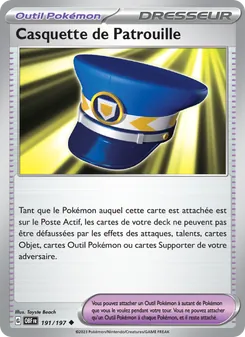 Carte Pokémon Casquette de Patrouille 191