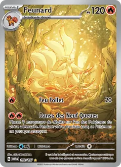 Carte Pokémon Feunard 199