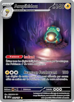Carte Pokémon Ampibidou 201