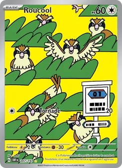 Carte Pokémon Roucool 207
