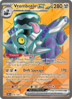 Carte Pokémon Vrombotor-ex 216