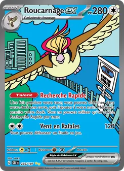 Carte Pokémon Roucarnage-ex 225
