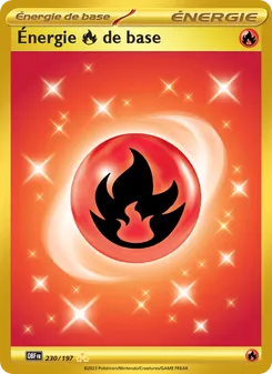 Carte Pokémon Énergie Fire de base 230