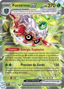 Carte Pokémon Foretress-ex 002