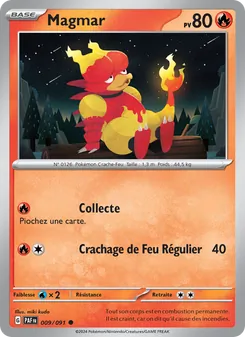 Carte Pokémon Magmar 009