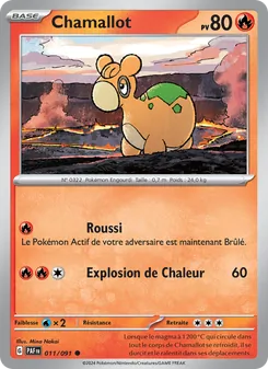 Carte Pokémon Chamallot 011 — Destinées de Paldea