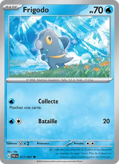 Carte Pokémon Frigodo 017