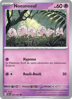 Carte Pokémon Noeunoeuf 023